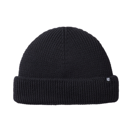 Cho Fisherman Beanie aus Merino in Deep Black (Schwarz)