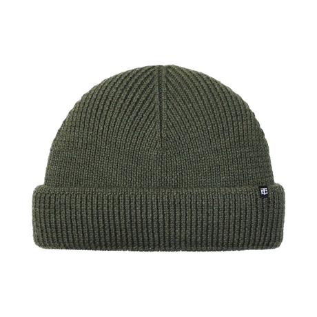 Cho Fisherman Beanie aus Merino in Mossy Olive (Olivgrün)