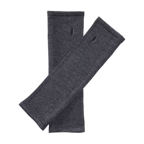 Kyu Merino Armstulpen in Slate Grey (Anthrazit)