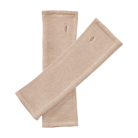 Kyu Merino Armstulpen in Desert Beige (Beige)