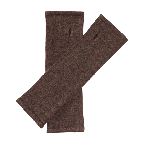 Kyu Merino Armstulpen in Chocolate Brown (Braun)