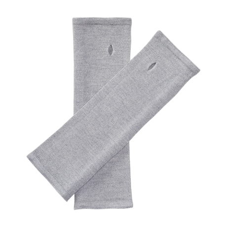 Kyu Merino Armstulpen in Stone Grey (Hellgrau)