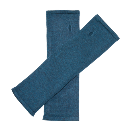 Kyu Merino Armstulpen in Petrol Blue (Petrol)