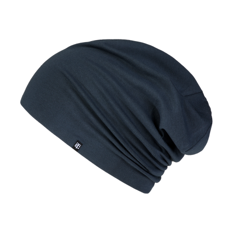 Yun Baumwoll Slouch Beanie in Slate Grey (Anthrazit)