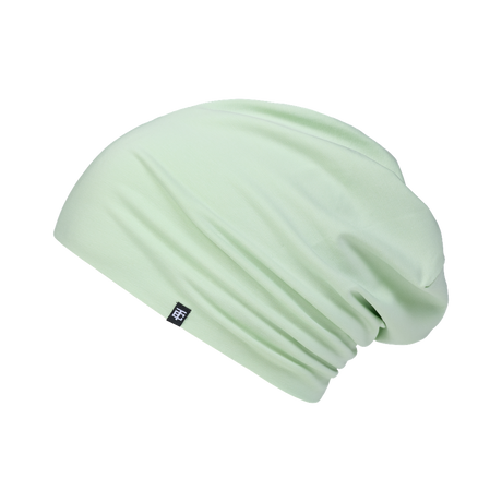 Yun Baumwoll Slouch Beanie in Mint (Mintgrün)