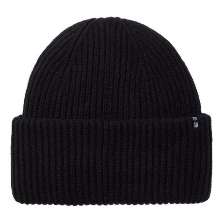 Mei Merino Oversize Beanie in Deep Black (Schwarz)