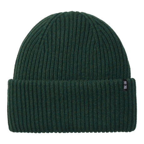 Mei Merino Oversize Beanie in Dark Olive (Dunkeloliv)