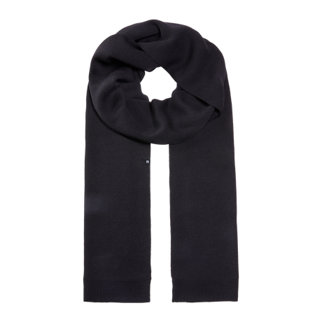 Pan langer Merino Schal in Deep Black (Schwarz)