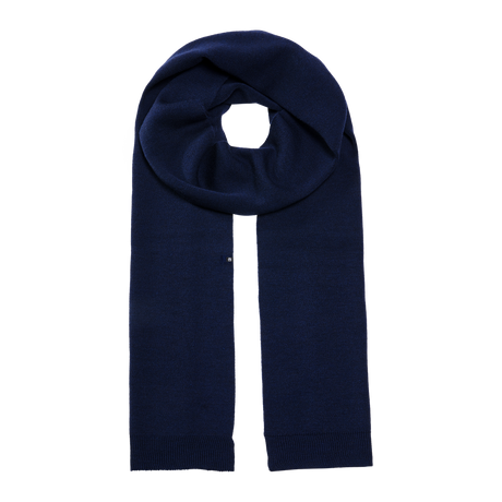 Pan langer Merino Schal in Navy Blue (Marineblau)