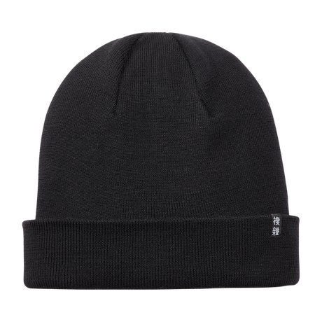 Ren Merino Wintermütze in Deep Black (Schwarz)