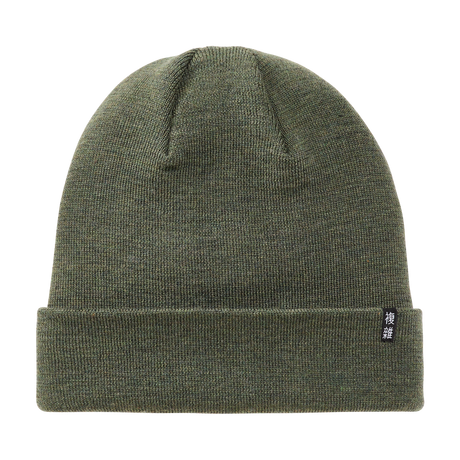 Ren Merino Wintermütze in Mossy Olive (Olivgrün)