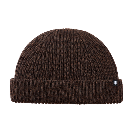 Oki Docker Mütze aus Merino in Chocolate Brown (Braun)