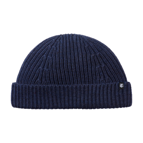 Oki Docker Mütze aus Merino in Navy Blue (Marineblau)