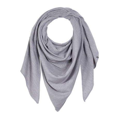 Yui Merino Dreieckstuch in Stone Grey (Hellgrau)