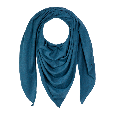 Yui Merino Dreieckstuch in Petrol Blue (Petrol)