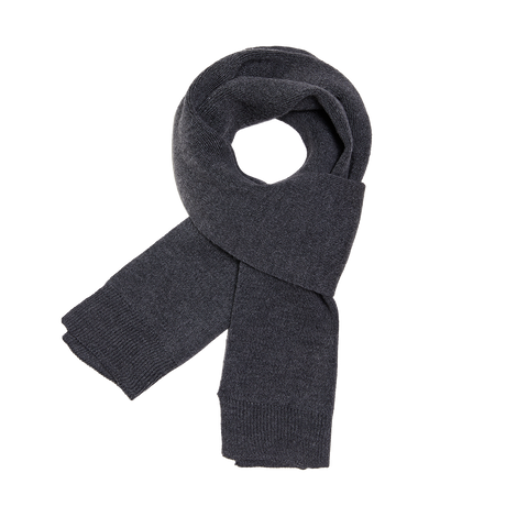 Jin kurzer Merino Schal in Slate Grey (Anthrazit)